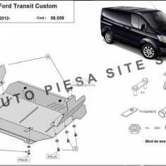 Scut metalic motor Ford Transit fabricat incepand cu 2013 APS-08,059