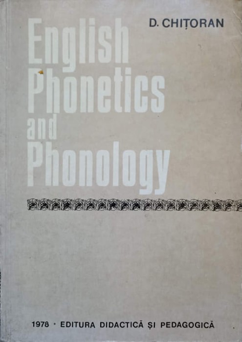 ENGLISH PHONETICS AND PHONOLOGY-D. CHITORAN-276119