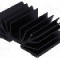 Radiator extrudat, aluminiu, 37.5mm x 54mm, neagra, FISCHER ELEKTRONIK - SK65/37,5/SA1XM3