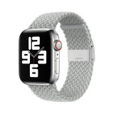 Cumpara ieftin Curea Apple Watch Braided Loop White Pearl 45 44 42mm