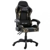 VidaXL Scaun de jocuri, negru și camuflaj, piele ecologică 320095
