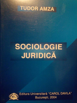 Tudor Amza - Sociologie juridica (2004) foto