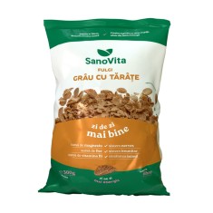 Fulgi de grau cu tarate, 300g, SanoVita