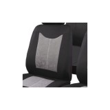 Cumpara ieftin Set Huse Scaune Auto pentru Audi Q8 - RoGroup Sueden-Polyester, cu fermoare pentru bancheta rabatabila, 9 piese