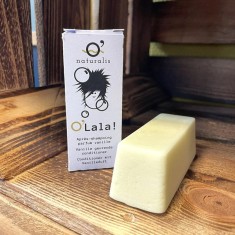 O&#039;Lala! Balsam solid de par cu vanilie, pentru toate tipurile de par, potrivit si pentru femeile insarcinate si copii, O&#039;naturalis, 45 g