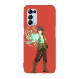 Husa compatibila cu Oppo A55, Viceversa, model Noir The Hidden Dungeon Only I Can Enter, Silicon, TPU, Transparent, Carcasa