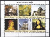Guineea Bissau 2003 - Mari muzee ale lumiii - Luvru, Bloc, Cota 10 EURO, MNH