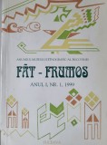 Anuarul Muzeului Etnografic al Bucovine. Fat Frumos Anul 1, nr. 1, 1999 (foclor, etnologie, etnografie, Bucovina, Basarabia)