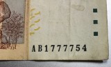 BNKSTR1 (Serie rara 7777)Zimbabwe - 1000 Dollars (Bancnotă, Chiremba Balancing Rocks), Ediția HARARE 2007