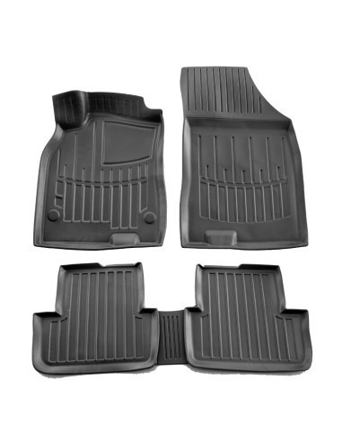Set covorase auto din cauciuc tip tavita Renault Fluence (2009-2015)