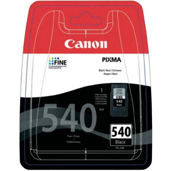 Cartus cerneala Canon PG-540, black, capacitate 8ml / 180 pagini,