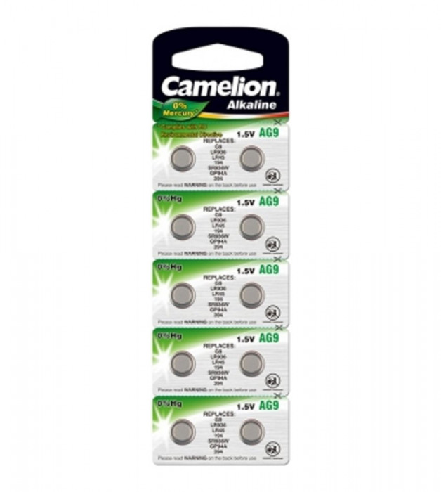 Camelion 394 / 380 AG9 SR936SW 60mAh 1.55V baterie pentru ceas-Conținutul pachetului 1x Blister