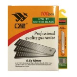 Set 100 Rezerve Lame de Cutter Latime 18mm BRP