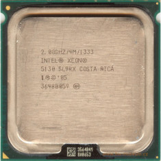 Procesor Intel Xeon Dual Core 5130, 2000Mhz, 64-bit, Socket LGA771, 1333Mhz FSB foto