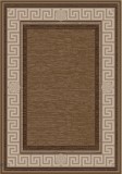 Cumpara ieftin Covor Model Luna 1825-12, Marime 60 x 110 cm, Maro, Inaltime Fir 6 mm, Antialergic, Polipropilena, Living, Dormitor, Sufragerie, Birou