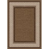 Covor Model Luna 1825-12, Marime 60 x 110 cm, Maro, Inaltime Fir 6 mm, Antialergic, Polipropilena, Living, Dormitor, Sufragerie, Birou