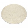 Covor SOFFI cerc shaggy 5cm cremă, cerc 80 cm
