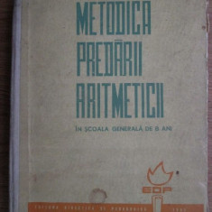 Metodica predarii aritmeticii in scoala generala de 8 ani (1965)