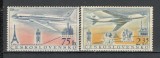 Cehoslovacia.1957 Posta aeriana-Inaugurarea de linii aeriene XC.194