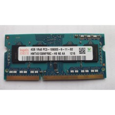 Memorie Laptop - Hynix 4GB 1Rx8 PC3 &ndash; 10600S &ndash; 9 &ndash; 11- B2 model HMT451S6MFR8C &ndash; H9 N0 AA