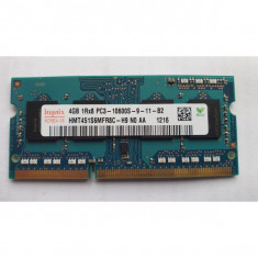 Memorie Laptop - Hynix 4GB 1Rx8 PC3 – 10600S – 9 – 11- B2 model HMT451S6MFR8C – H9 N0 AA