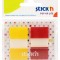 Film Index Autoadeziv 45 X 25mm, 2 X 20 File, Dispenser, Stick&quot;n Pop-up Lite -2 Culori Trans/neon