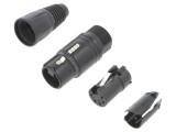 Mufă XLR Mamă 5 Pin pe Cablu Zinc