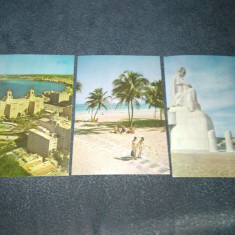 3 CARTI POSTALE CUBA AIR MAIL