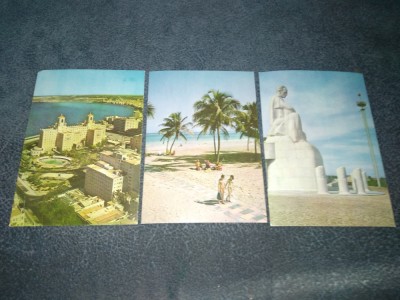 3 CARTI POSTALE CUBA AIR MAIL foto