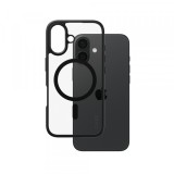 Husa MagSafe pentru Apple iPhone 16, PanzerGlass, Care Urban Combat, Neagra Transparenta