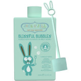 Jack N&rsquo; Jill Natural Bathtime Blissful Bubbles spuma de baie cu inel pentru baloane de săpun 300 ml