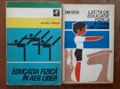 Lot 2 carti lectii de educatie fizica / R3P2F foto