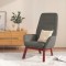 vidaXL Scaun de relaxare, gri deschis, material textil 341383