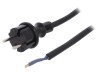 Cablu Electric 2x1,5mm2 4m Negru 16A