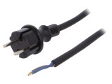 Cablu Electric 2x1,5mm2 4m Negru 16A