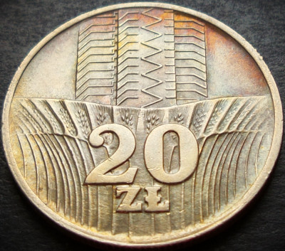 Moneda 20 ZLOTI - POLONIA, anul 1974 * cod 3328 B foto