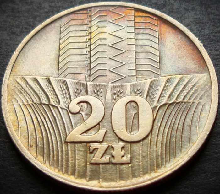 Moneda 20 ZLOTI - POLONIA, anul 1974 * cod 3328 B
