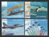 San Marino 2003 Mi 2097/100 MNH - Centenarul primului zbor al fratilor Wright, Nestampilat