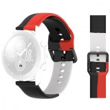 Curea silicon, compatibila Samsung Galaxy Watch7 40mm, telescoape Quick Release, RBW Trio