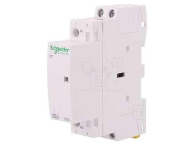Contactor 2P 25A 20VAC NO IP20 foto