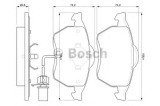 Set placute frana,frana disc SEAT ALHAMBRA (7V8, 7V9) (1996 - 2010) BOSCH 0 986 494 035