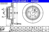 Disc Frana ATE 24.0120-0240.1 BMW Seria 3/4 (F30, F32, F36, F34) - Calitate Originala ATE