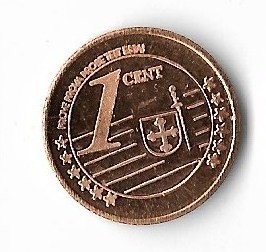 Moneda 1 eurocent 2004 - Moldova, essai, proba, specimen foto