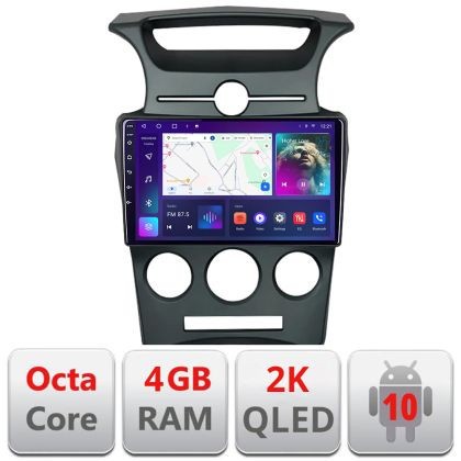 Navigatie Kia Carens 2006-2012 clima automata Android ecran Qled 2K Octa core 4+32 KIT-carens-2006+EDT-E409-2K CarStore Technology