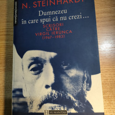 N. Steinhardt - Dumnezeu in care spui ca nu crezi -Scrisori catre Virgil Ierunca