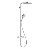 Cumpara ieftin Coloana dus cu baterie si termostat Hansgrohe, Raindance Select S240, 2 jeturi, crom