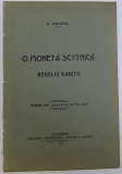O MONETA SCYTHICA A REGELUI KANITU de W. KNECHTEL , EXTRAS DIN &quot; REVISTA CATOLICA &quot; , 1912