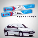 Cumpara ieftin Ștergătoare Citro&euml;n Saxo S0 Hatchback 1996-1999 | Set Față Flat Premium &ndash; TeamCar&reg;