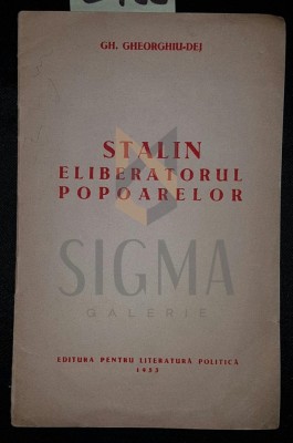 STALIN ELIBERATORUL POPOARELOR foto