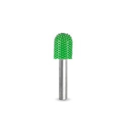 Biax cilindric cu v&amp;acirc;rf rotunjit &amp;Oslash; 13mm ax 6mm , Granulatie Saburr ASPRA - VERDE foto